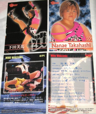 AJW ZENJO 2001 OFFICIAL CARD COLLECTION Vol. 2